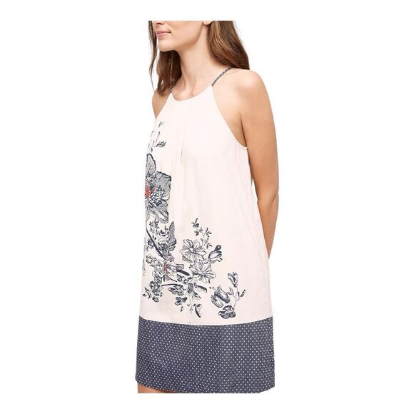 Anthropologie Floreat Sava Silk Halter Dress with pockets Sz 14 - Picture 3 of 12